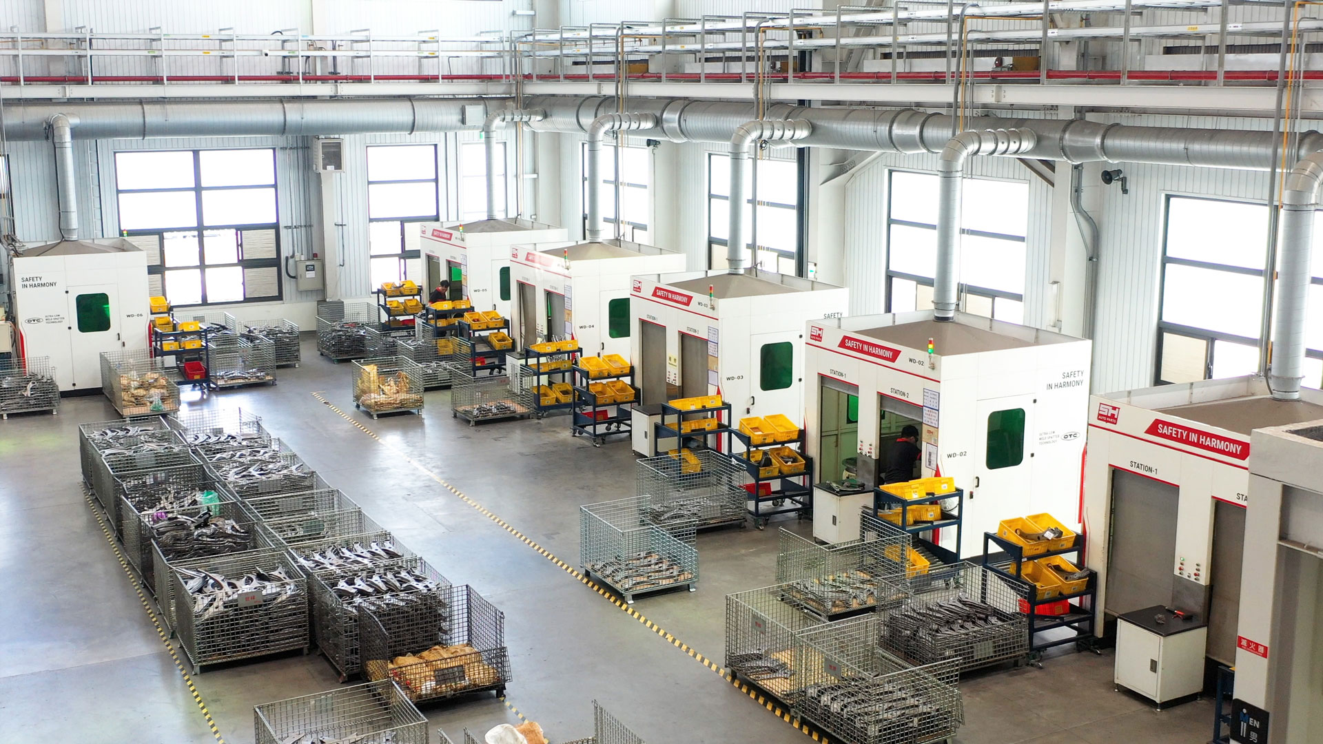 排気フィルター付き10軸溶接